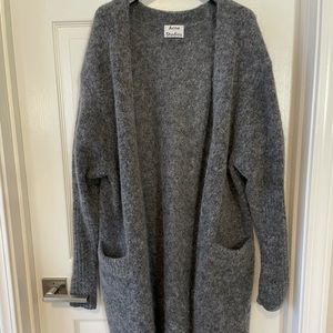 Acne Studios Mohair Raya Long Cardigan XS